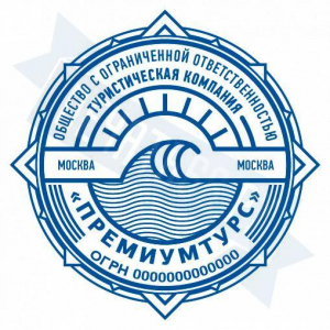 Макет печати для ООО с индивидуальным дизайном №55